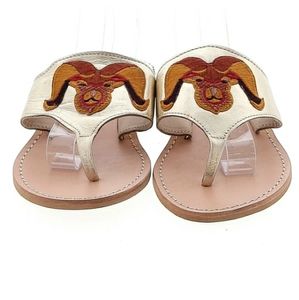 Jack Rogers 8M sandals in gold
